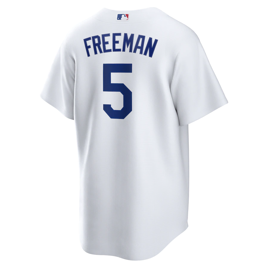 Men's Los Angeles Dodgers Freddie Freeman White Replica Player Jersey