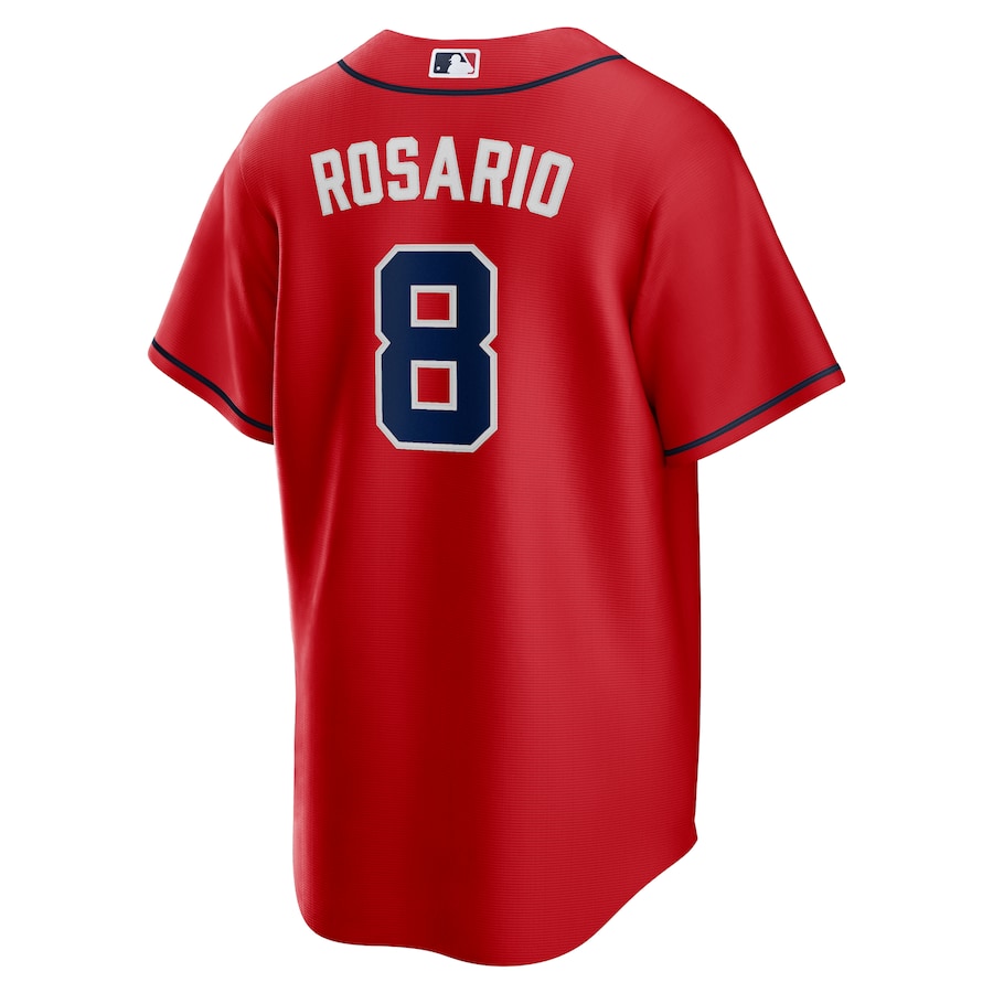 Men's Atlanta Braves Eddie Rosario Red Alternate Replica Player Jersey