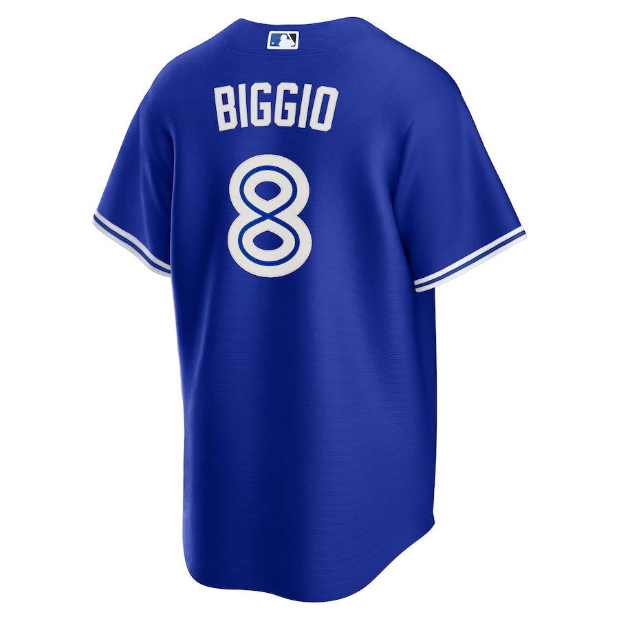 Men's Toronto Blue Jays Cavan Biggio Royal Replica Player Name Jersey