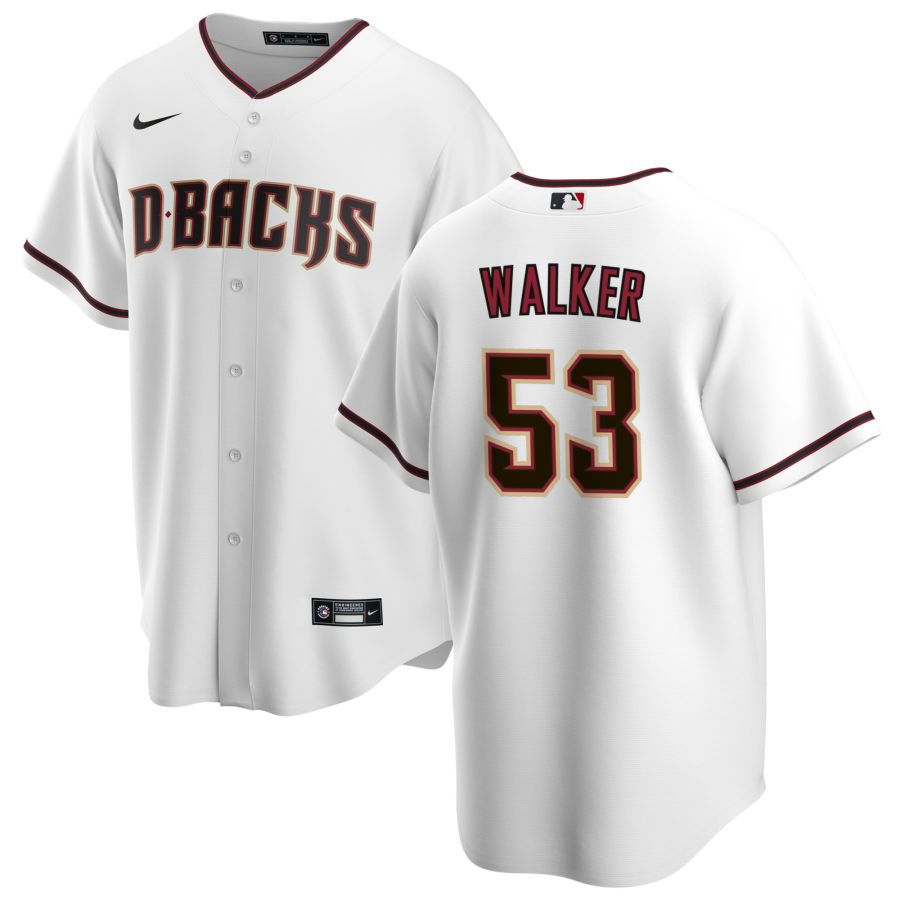 Men's Arizona Diamondbacks Christian Walker White Home Jersey