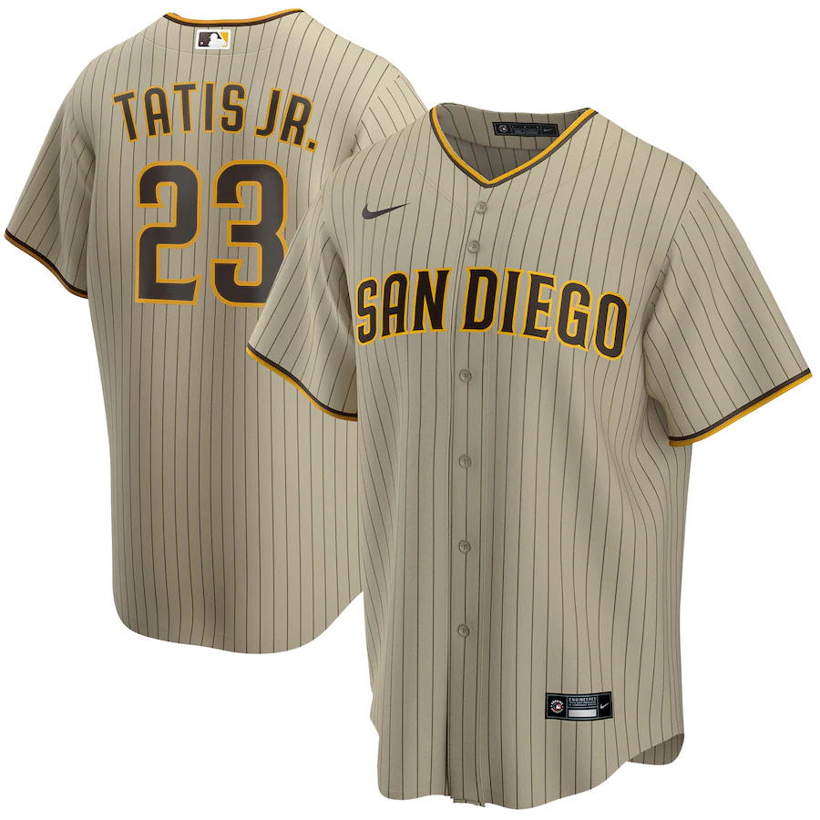 San Diego Padres Fernando Tatis Jr. Tan Alternate Replica Player Jersey