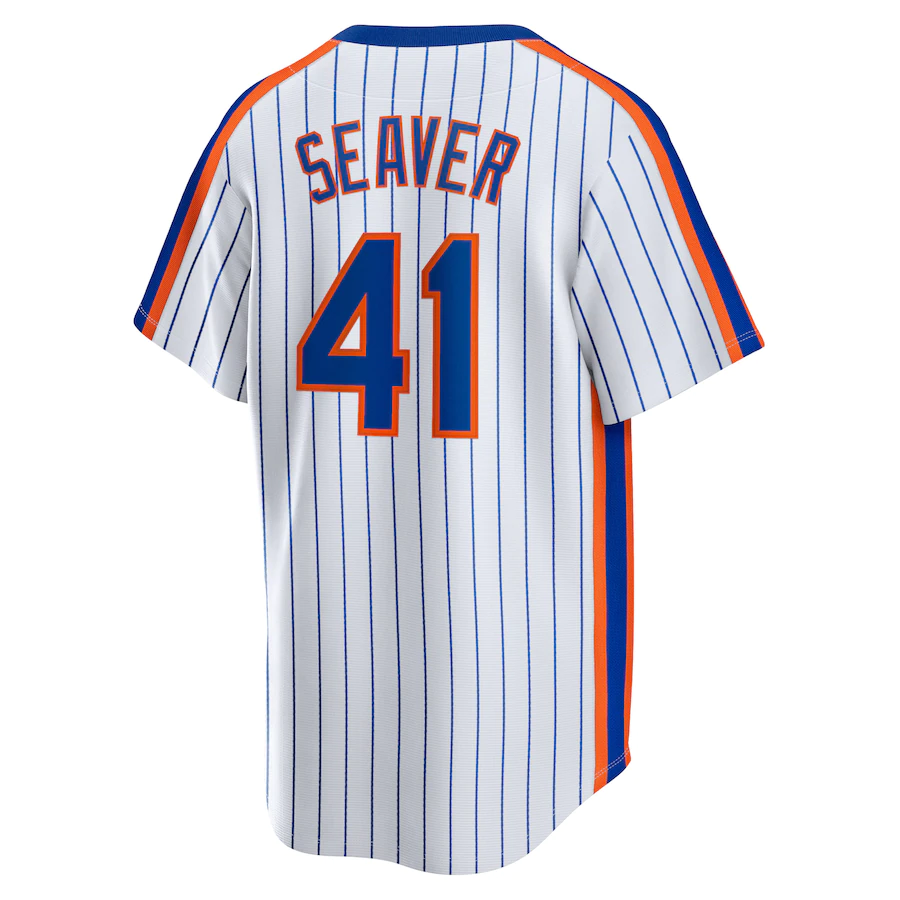 Men's New York Mets Tom Seaver White Home Cooperstown Collection Player Jersey
