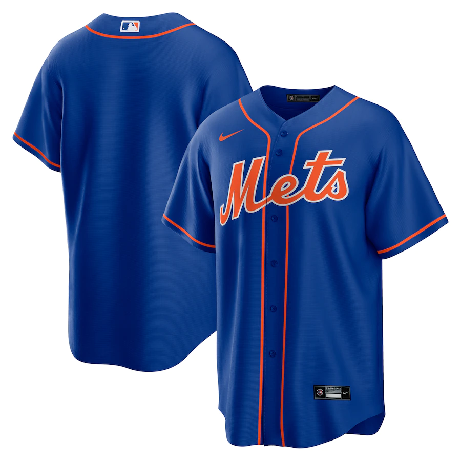 Men's New York Mets Royal Alternate Replica Team Jersey
