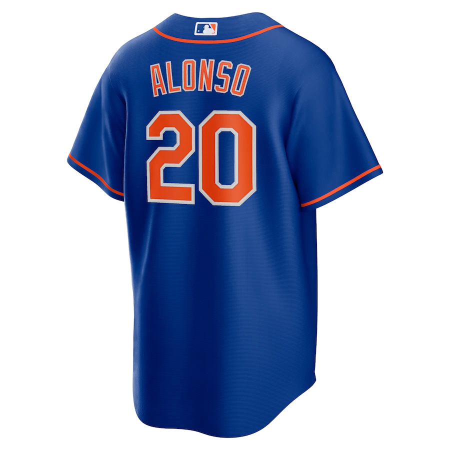 Men's New York Mets Pete Alonso Royal Alternate Replica Player Name Jersey