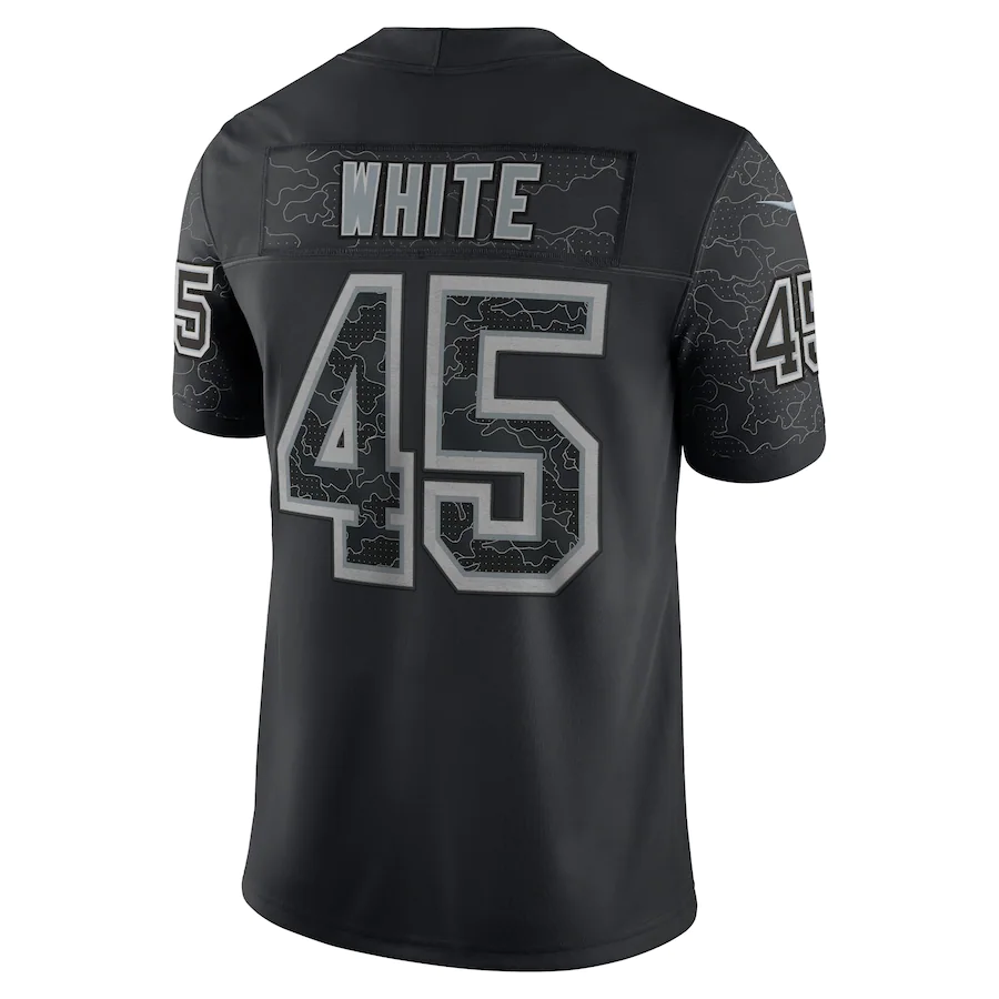 Men's Tampa Bay Buccaneers Devin White Black RFLCTV Limited Jersey