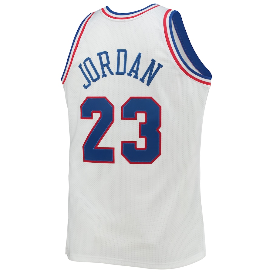 Men's Eastern Conference Michael Jordan Mitchell & Ness White Hardwood Classics 1992 NBA All-Star Game Authentic Jersey