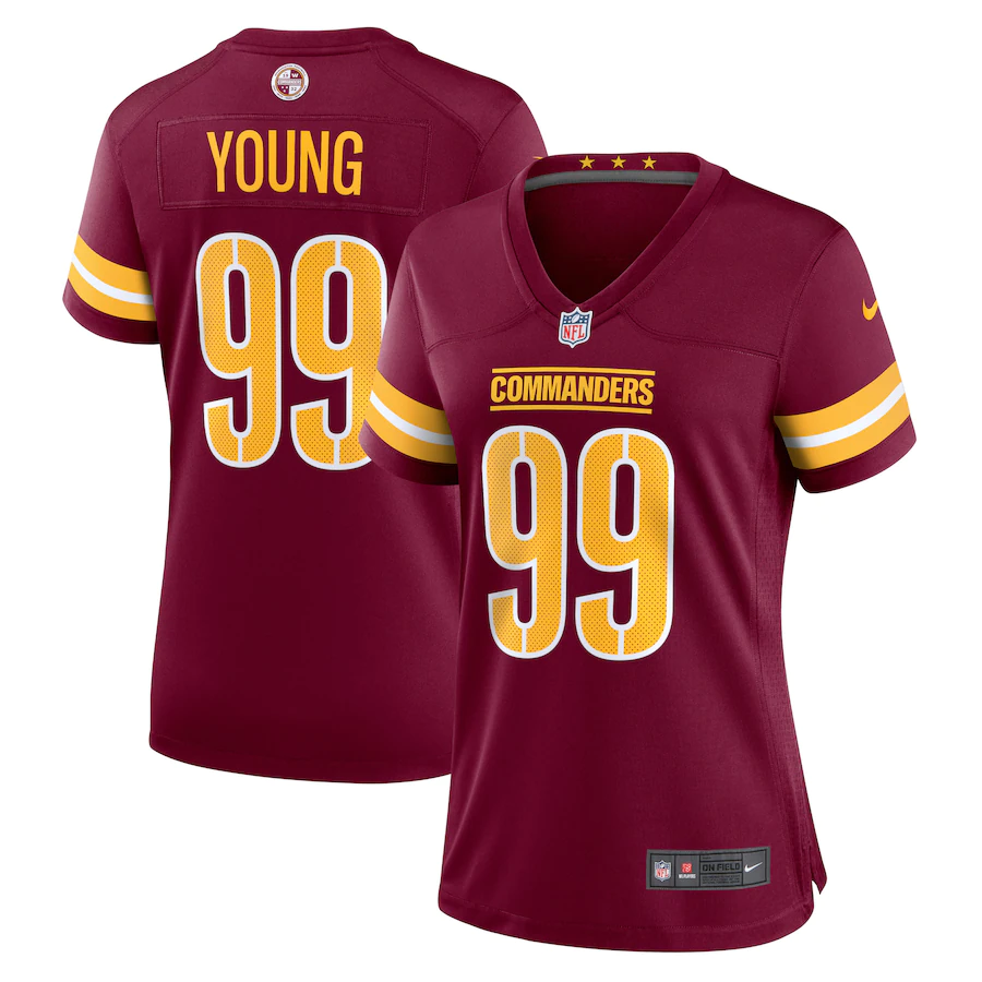 Women's Washington Commanders Chase Young Burgundy Game Jersey
