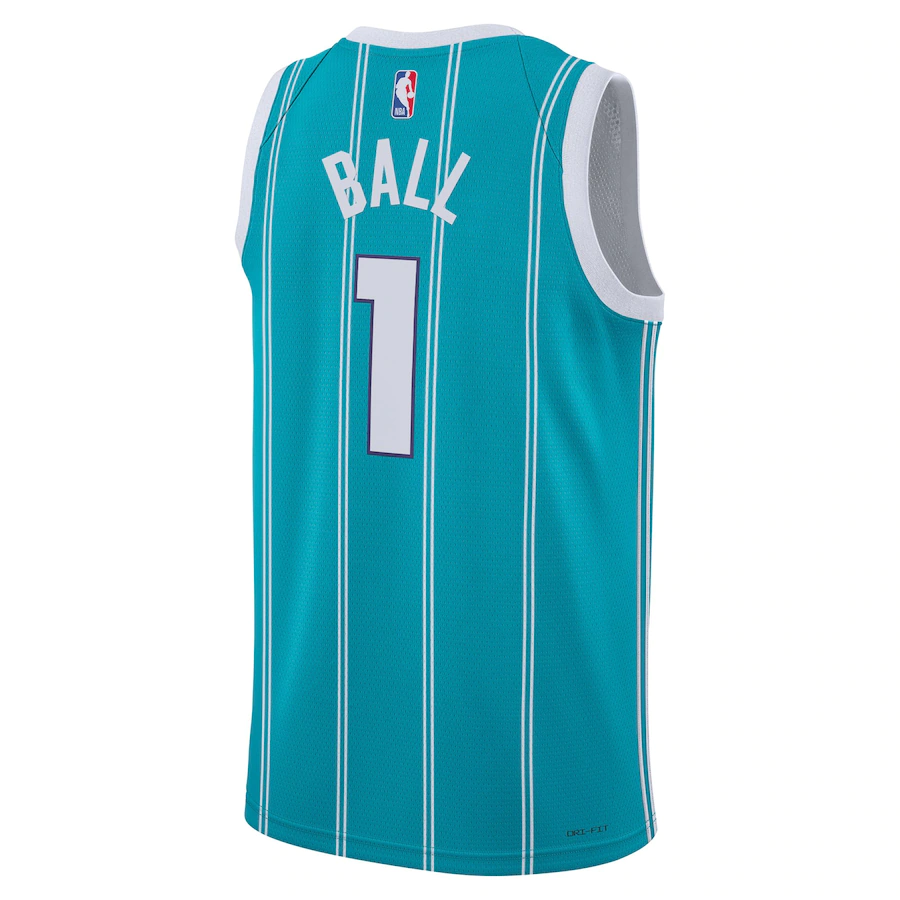 Unisex Charlotte Hornets LaMelo Ball Jordan Brand Teal 2022-23 Swingman Jersey - Icon Edition