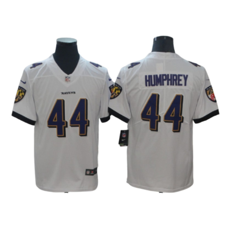 Men's Baltimore Ravens Marlon Humphrey White Vapor Limited Jersey
