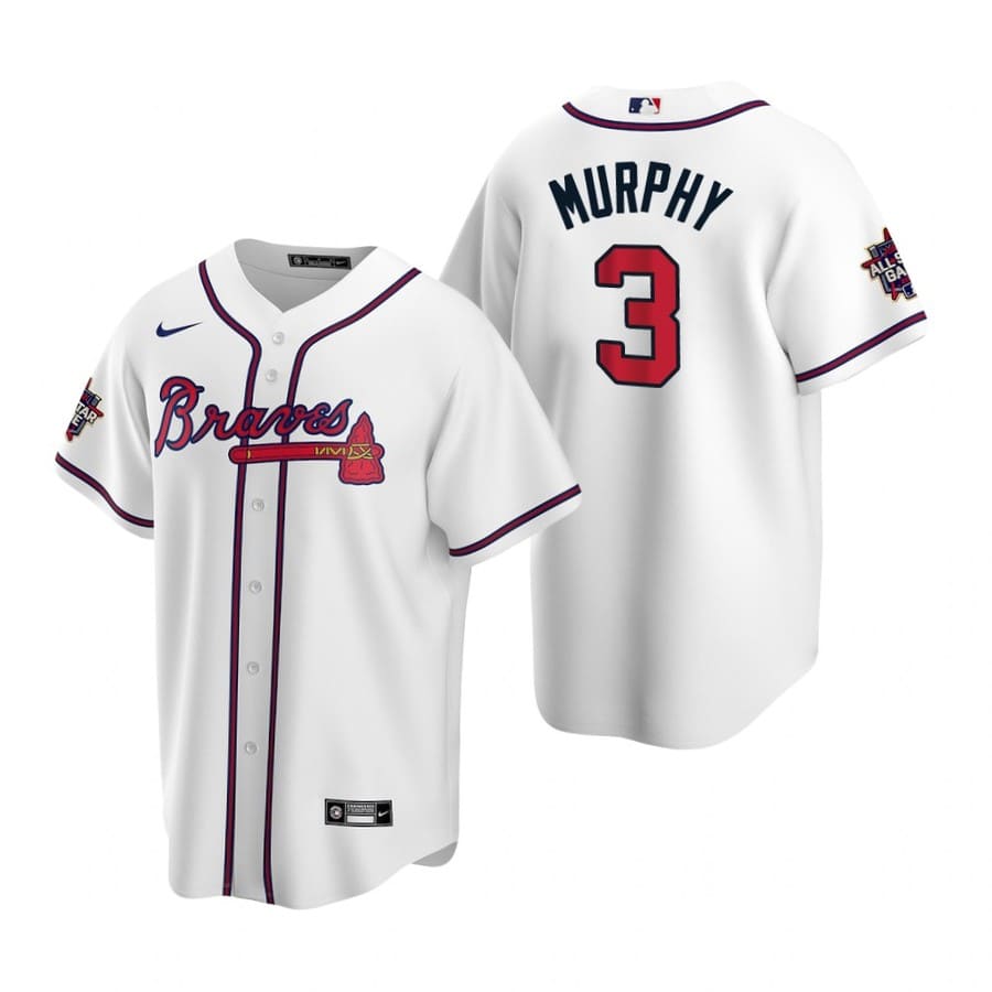 Men's Atlanta Braves Dale Murphy White Home Player Jersey