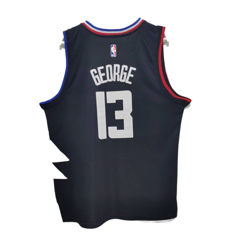 Men's LA Clippers Paul George 2022-2023 Black Swingman Jersey