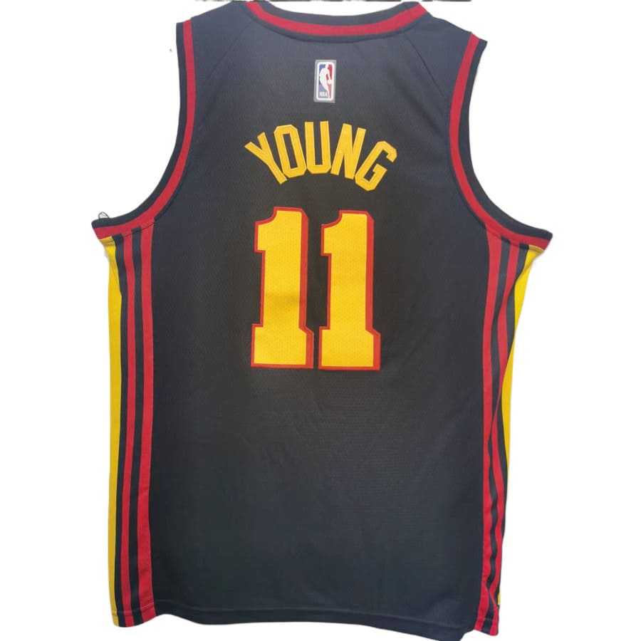 Men's Atlanta Hawks Trae Young Black 2022-2023 Black Swingman Jersey