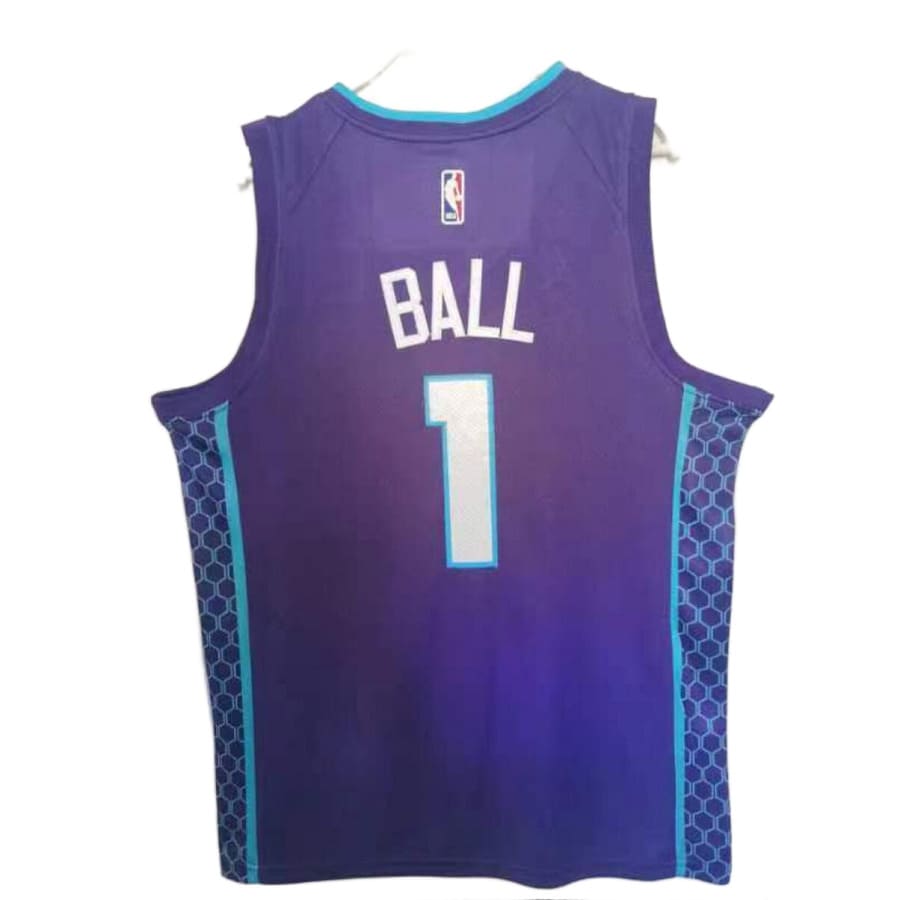 Men's Charlotte Hornets LaMelo Ball Jordan Brand Purple 2022-23 Statement Edition Swingman Jersey