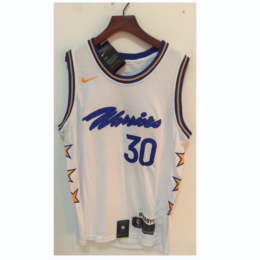 Men's Golden State Warriors Stephen Curry 2022-2023 White Swingman Jersey