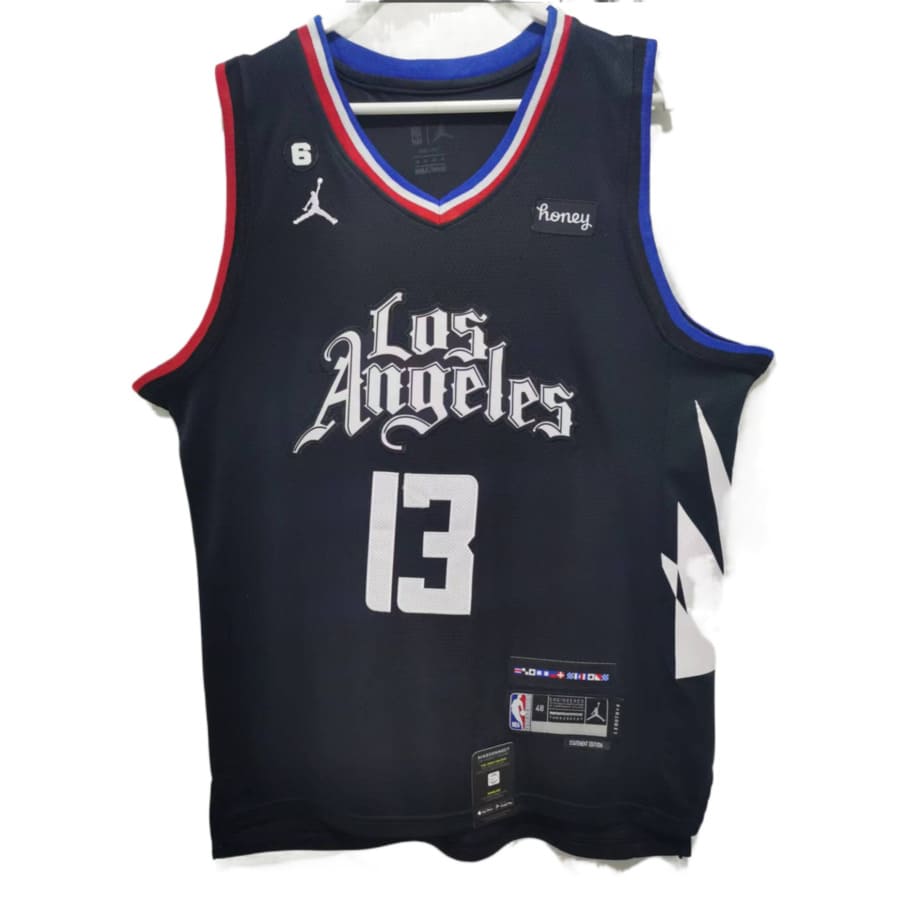 Men's LA Clippers Paul George 2022-2023 Black Swingman Jersey
