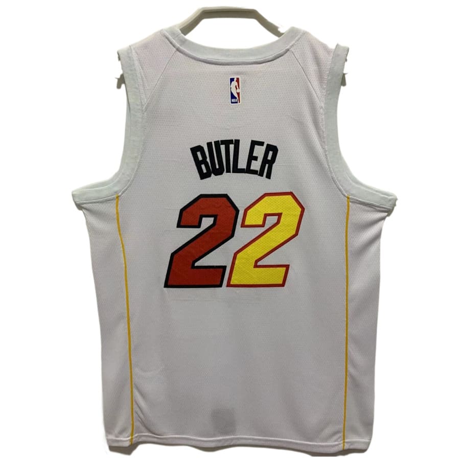 Men's Miami Heat Jimmy Butler 2022-2023 White City Edition Jersey