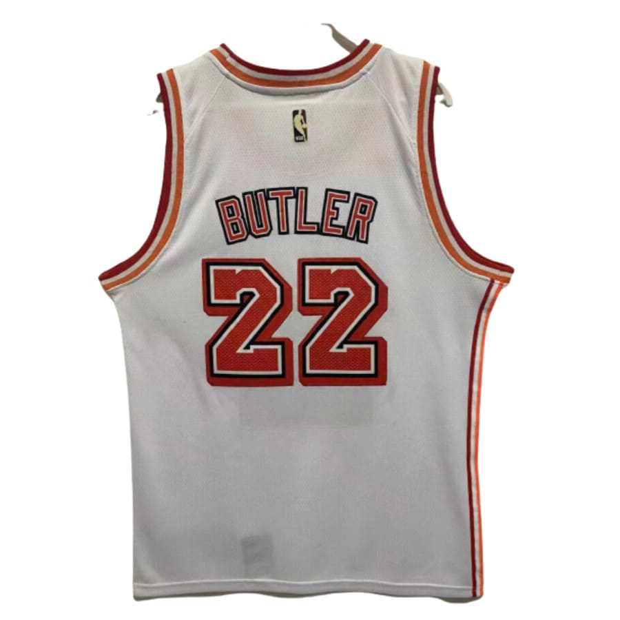 Men's Miami Heat Jimmy Butler 2022-2023 White UKG Swingman Jersey