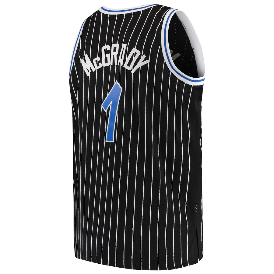 Men's Orlando Magic Tracy McGrady Mitchell & Ness Black 2003-04 Hardwood Classics Swingman Jersey