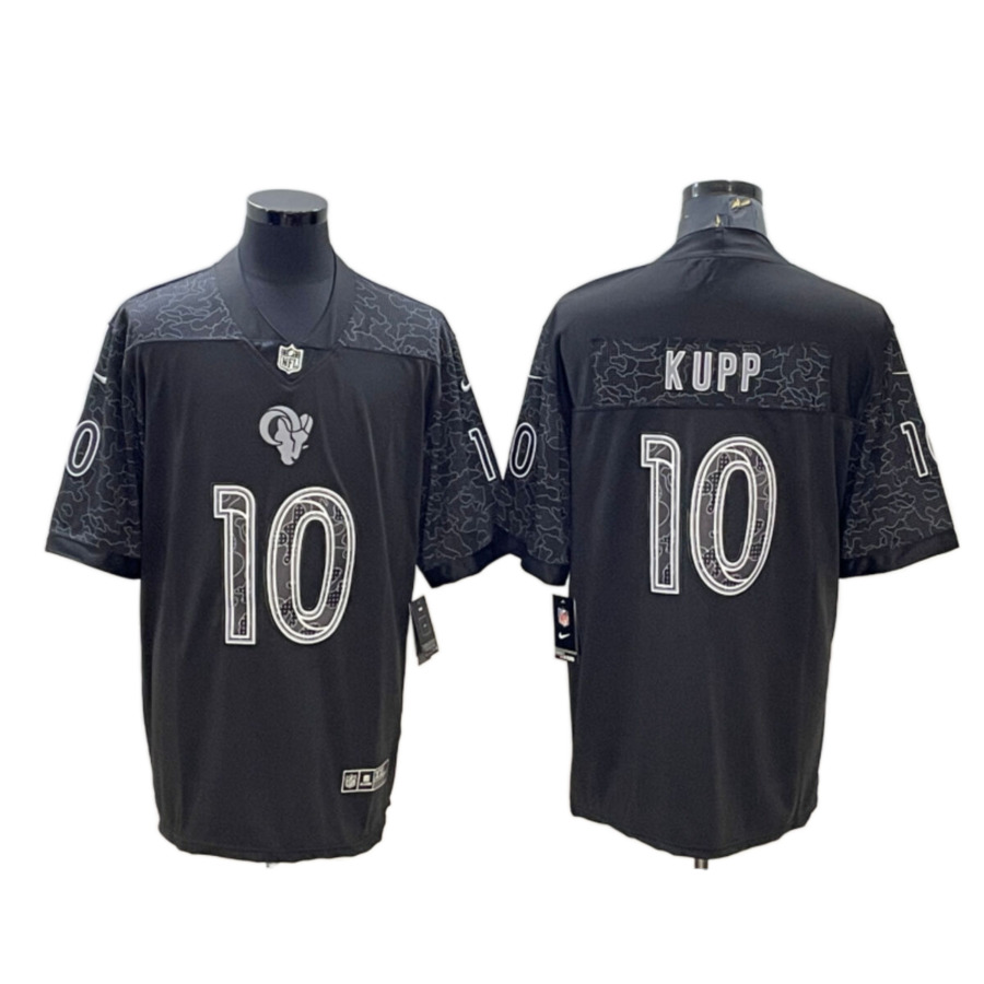 Men's Los Angeles Rams Cooper Kupp Black RFLCTV Limited Jersey