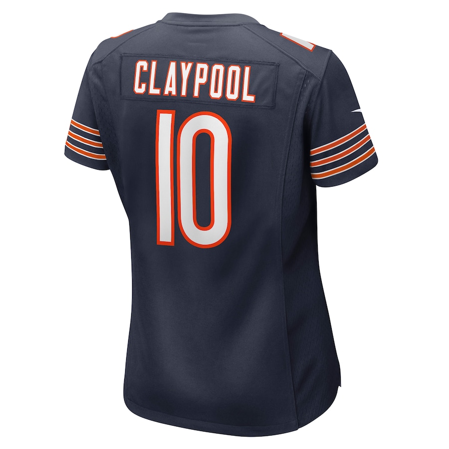 Women's Chicago Bears Chase Claypool Navy Game Player Jersey