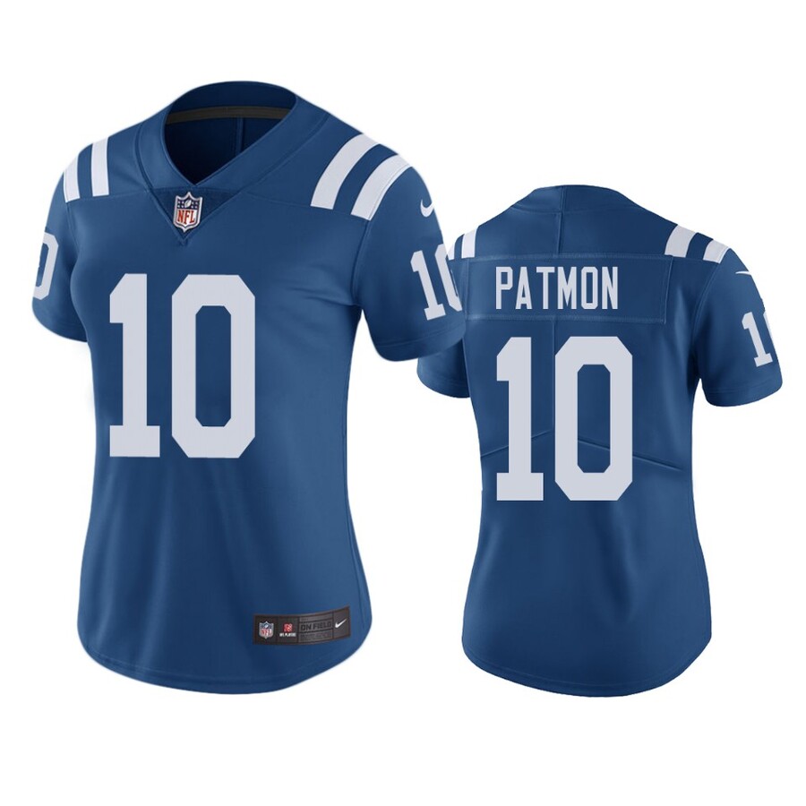 Women's Indianapolis Colts Dezmon Patmon Royal Color Rush Limited Jersey