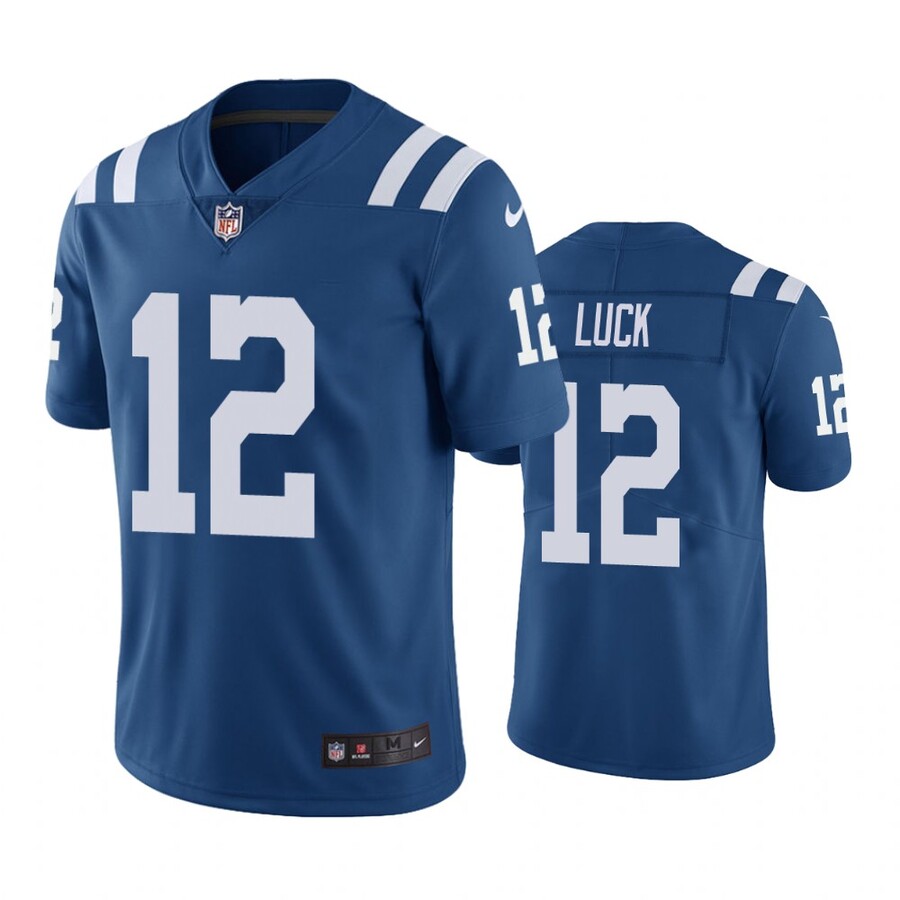 Men's Indianapolis Colts Andrew Luck Royal Color Rush Limited Jersey