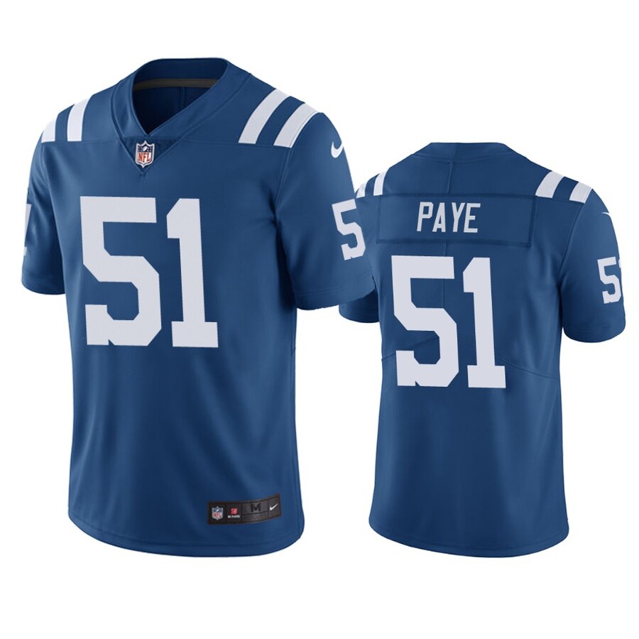 Men's Indianapolis Colts Kwity Paye Royal Color Rush Limited Jersey