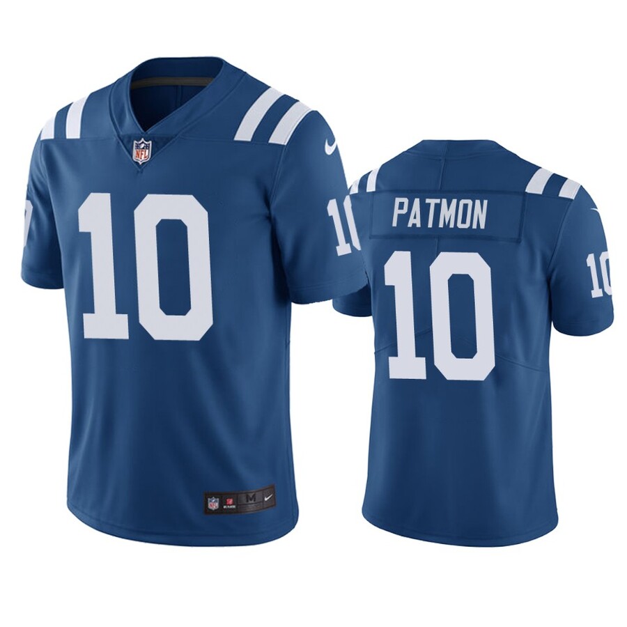 Men's Indianapolis Colts Dezmon Patmon Royal Color Rush Limited Jersey