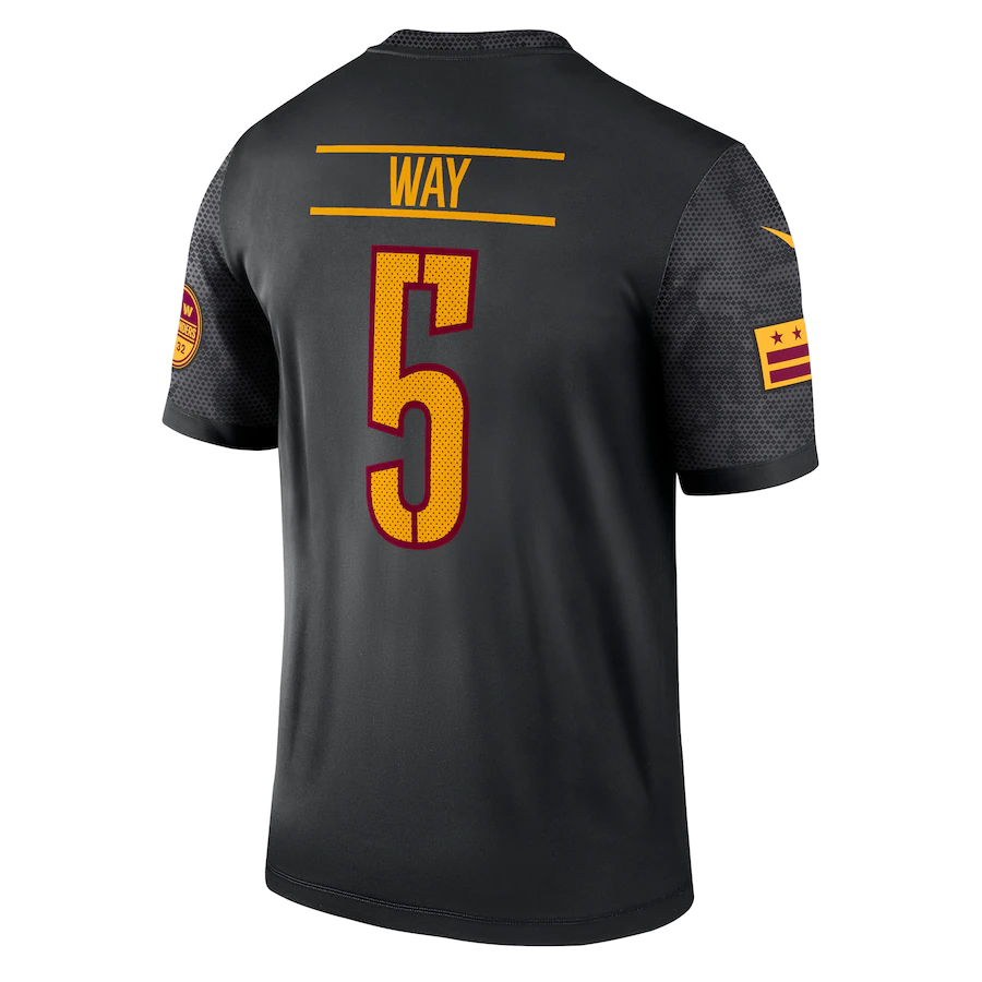 Men's Washington Commanders Tress Way Black Alternate Legend Jersey