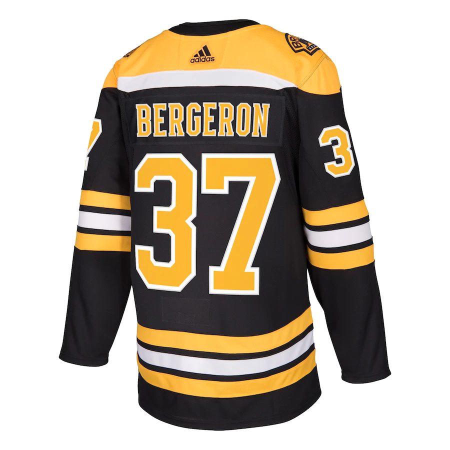 Men's Boston Bruins Patrice Bergeron adidas Black Authentic Player Jersey