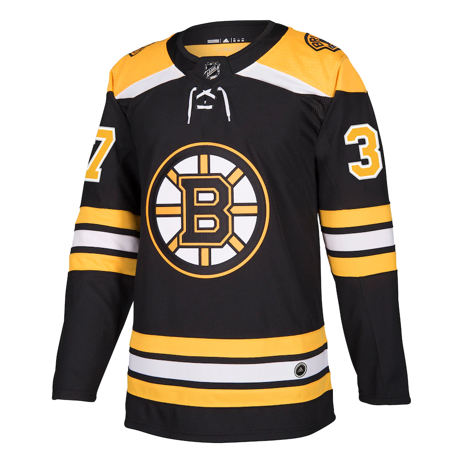Men's Boston Bruins Patrice Bergeron adidas Black Authentic Player Jersey