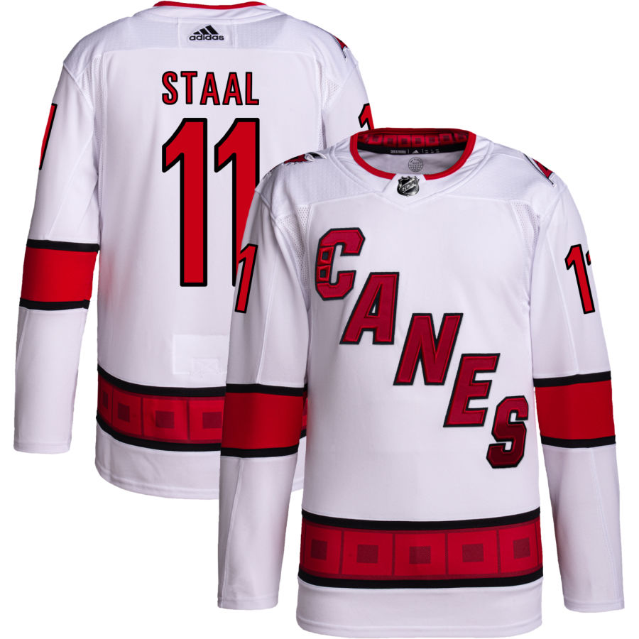 Men's Carolina Hurricanes Jordan Staal White Authentic Jersey