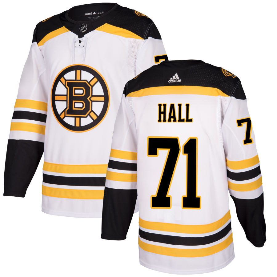 Men's Boston Bruins Taylor Hall White Authentic Jersey