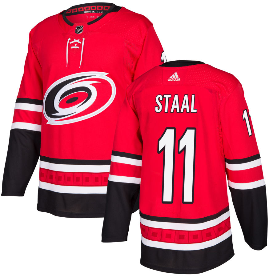 Men's Carolina Hurricanes Jordan Staal Red Authentic Jersey