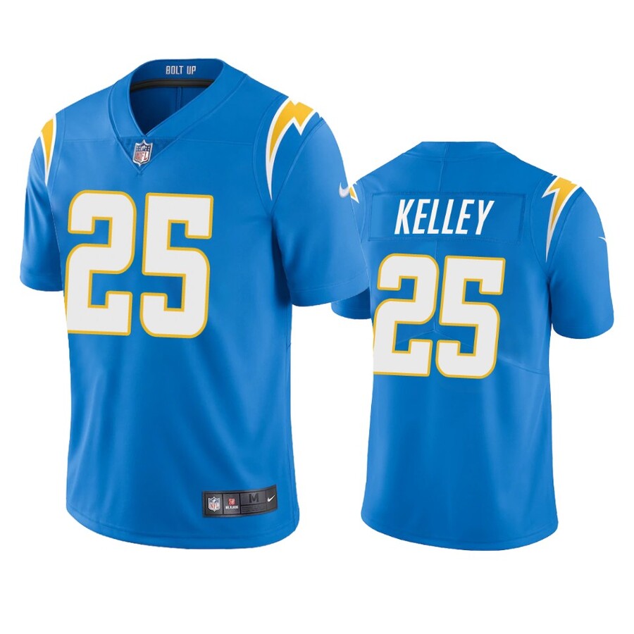 Men's Los Angeles Chargers Joshua Kelley Powder Blue Vapor Limited Jersey