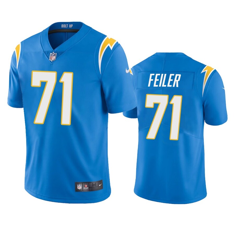Men's Los Angeles Chargers Matt Feiler Powder Blue Vapor Limited Jersey