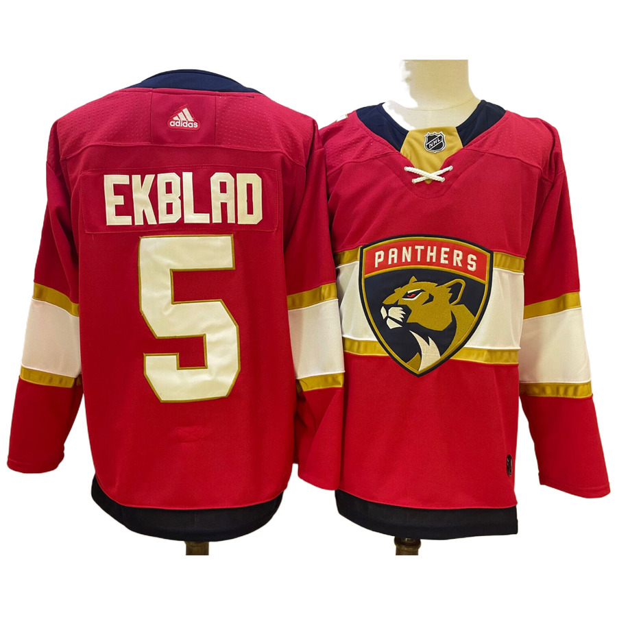 Men's Florida Panthers Aaron Ekblad adidas Red Home Authentic Jersey
