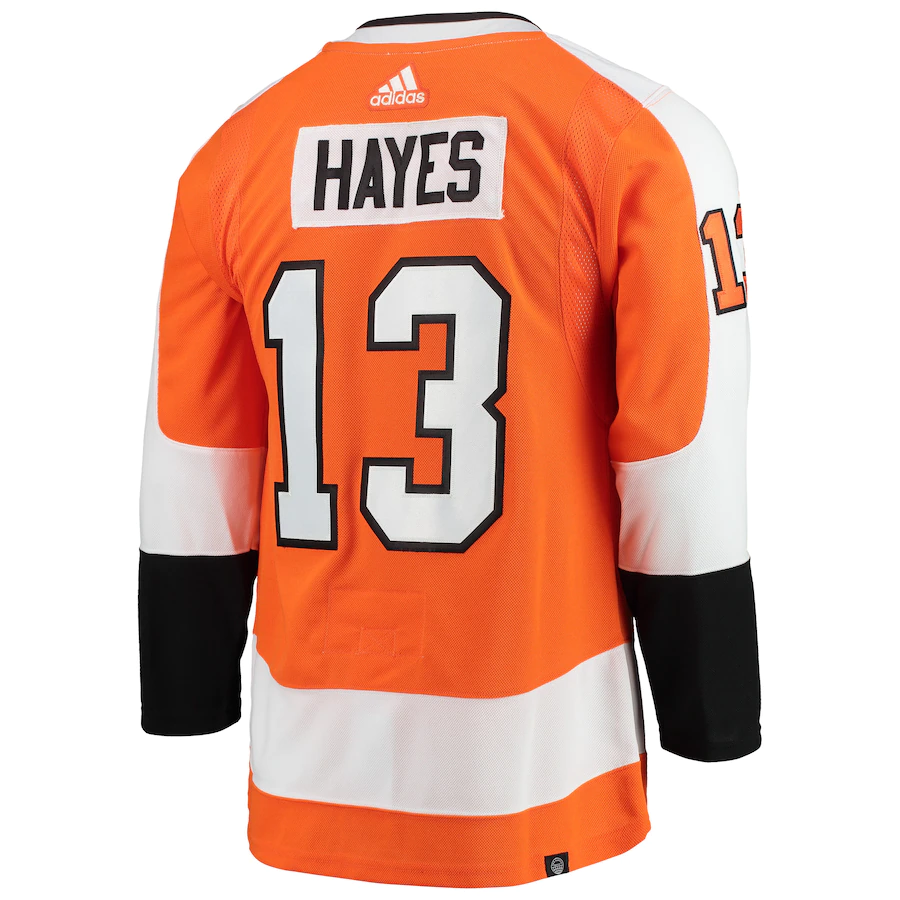 Men's Philadelphia Flyers Kevin Hayes Orange Home Primegreen Authentic Player Jersey