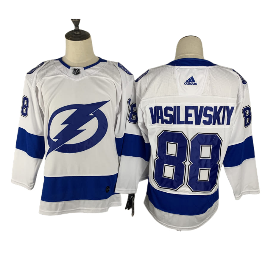 Men's Tampa Bay Lightning Andrei Vasilevskiy White Authentic Player Jersey