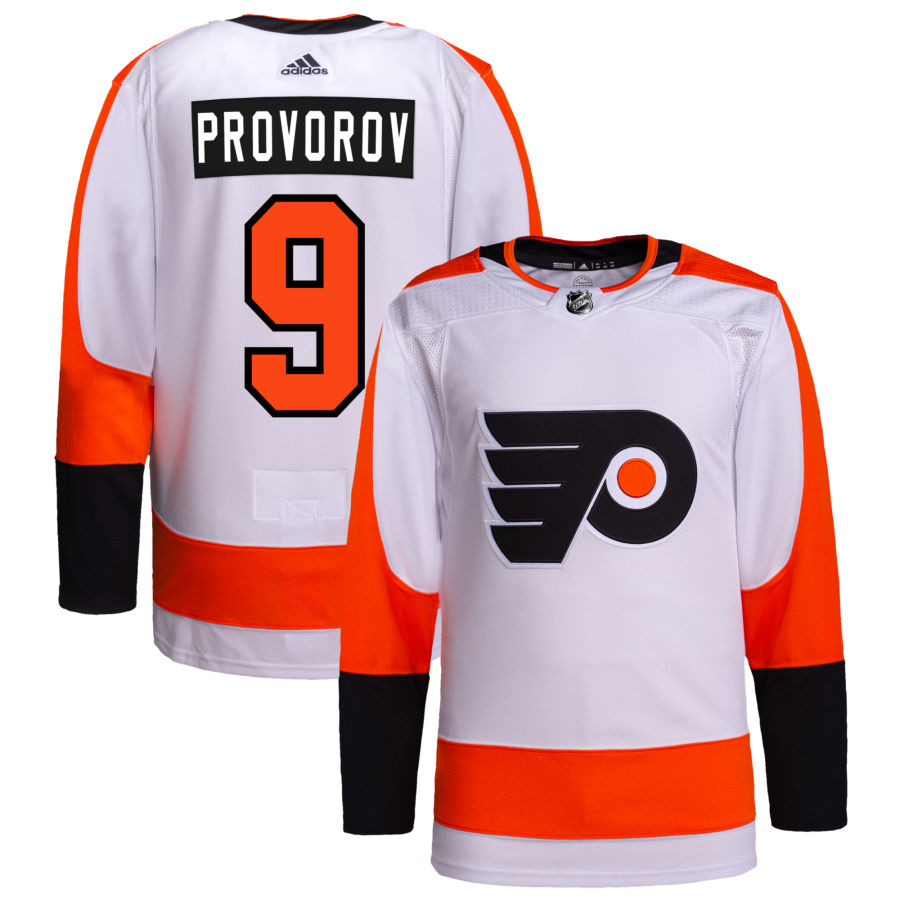 Men's Philadelphia Flyers Ivan Provorov White Away Authentic Player Jersey