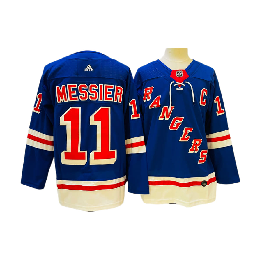 Men's New York Rangers Mark Messier Royal Home Authentic Player Jersey