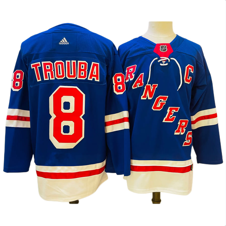 Men's New York Rangers Jacob Trouba Royal Home Authentic Player Jersey