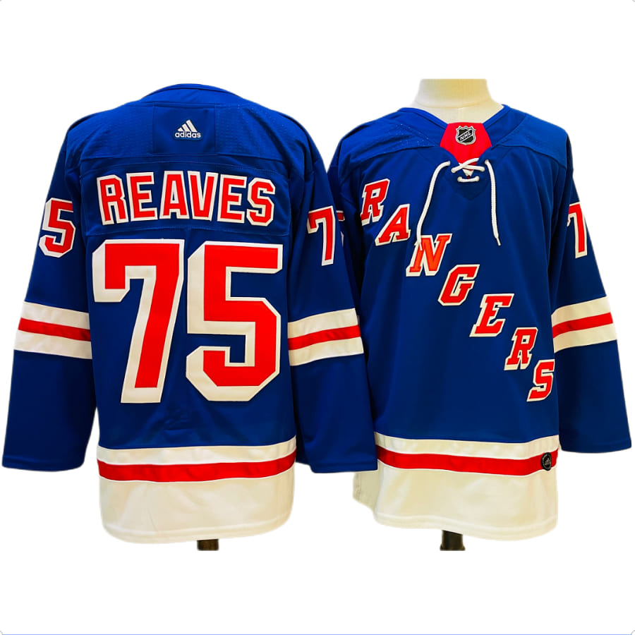 Men's New York Rangers Ryan Reaves Royal Home Authentic Player Jersey