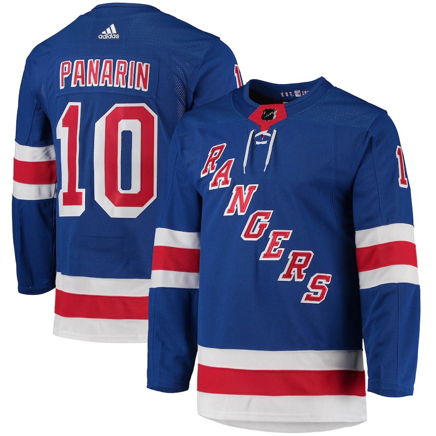 Men's New York Rangers Artemi Panarin Blue Home Primegreen Authentic Player Jersey