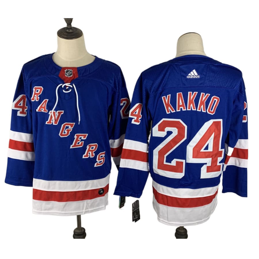 Men's New York Rangers Kaapo Kakko Blue Authenitc Player Jersey