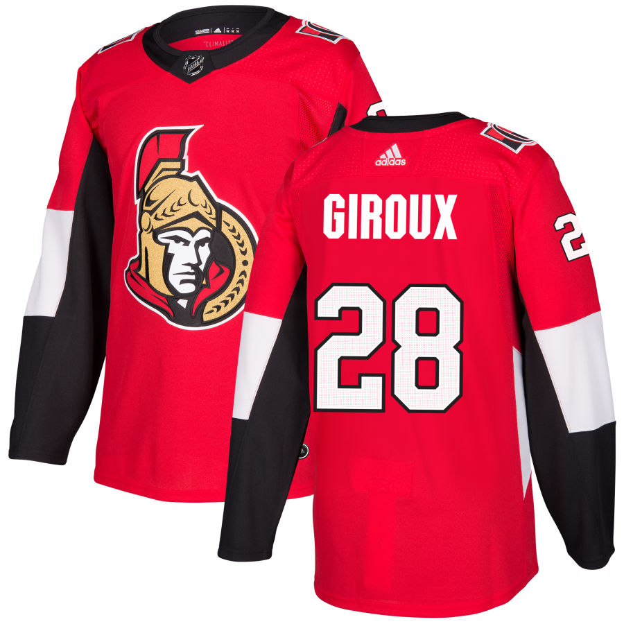 Men's Ottawa Senators Claude Giroux Red Authentic Jersey