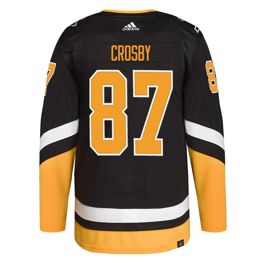 Men's Pittsburgh Penguins Sidney Crosby Black Alternate Authentic Player Jersey