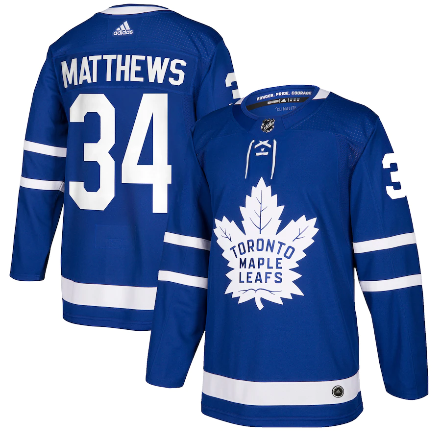 Men's Toronto Maple Leafs Auston Matthews Blue Authentic Player Jersey