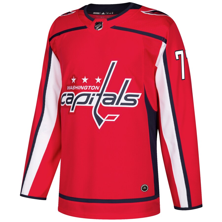 Men's Washington Capitals TJ Oshie adidas Red Authentic Player Jersey