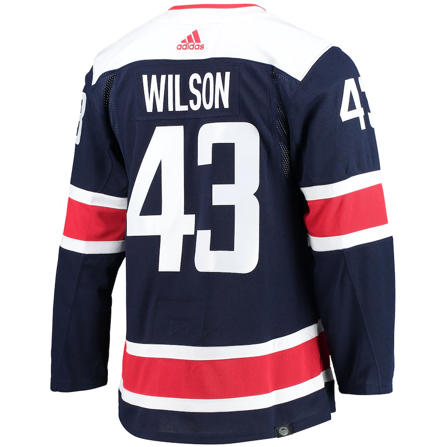 Men's Washington Capitals Tom Wilson Navy Alternate Authentic Player Jersey